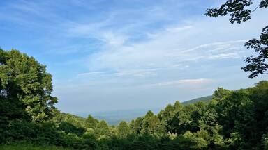 Cruising Skyline Drive Shenondoa National Park yesterday!