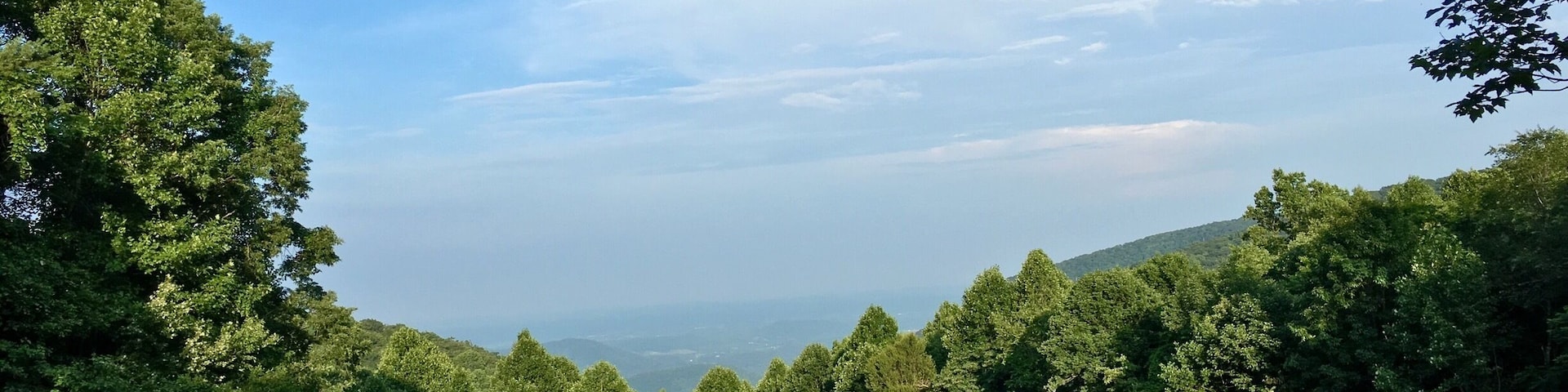 Cruising Skyline Drive Shenondoa National Park yesterday!
