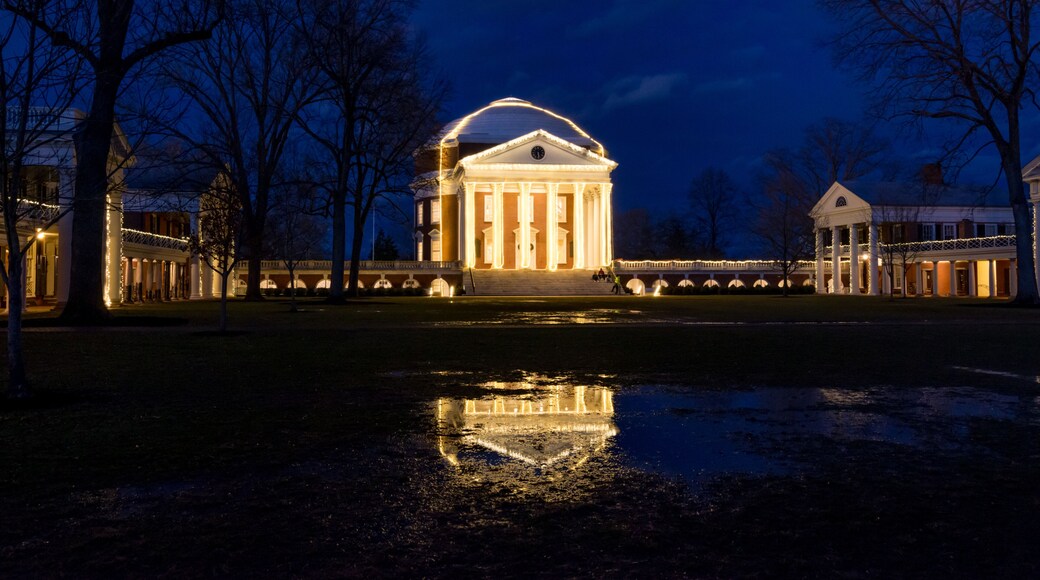 The Rotunda at Night - at the University of Virginia in Charlottesville, VA