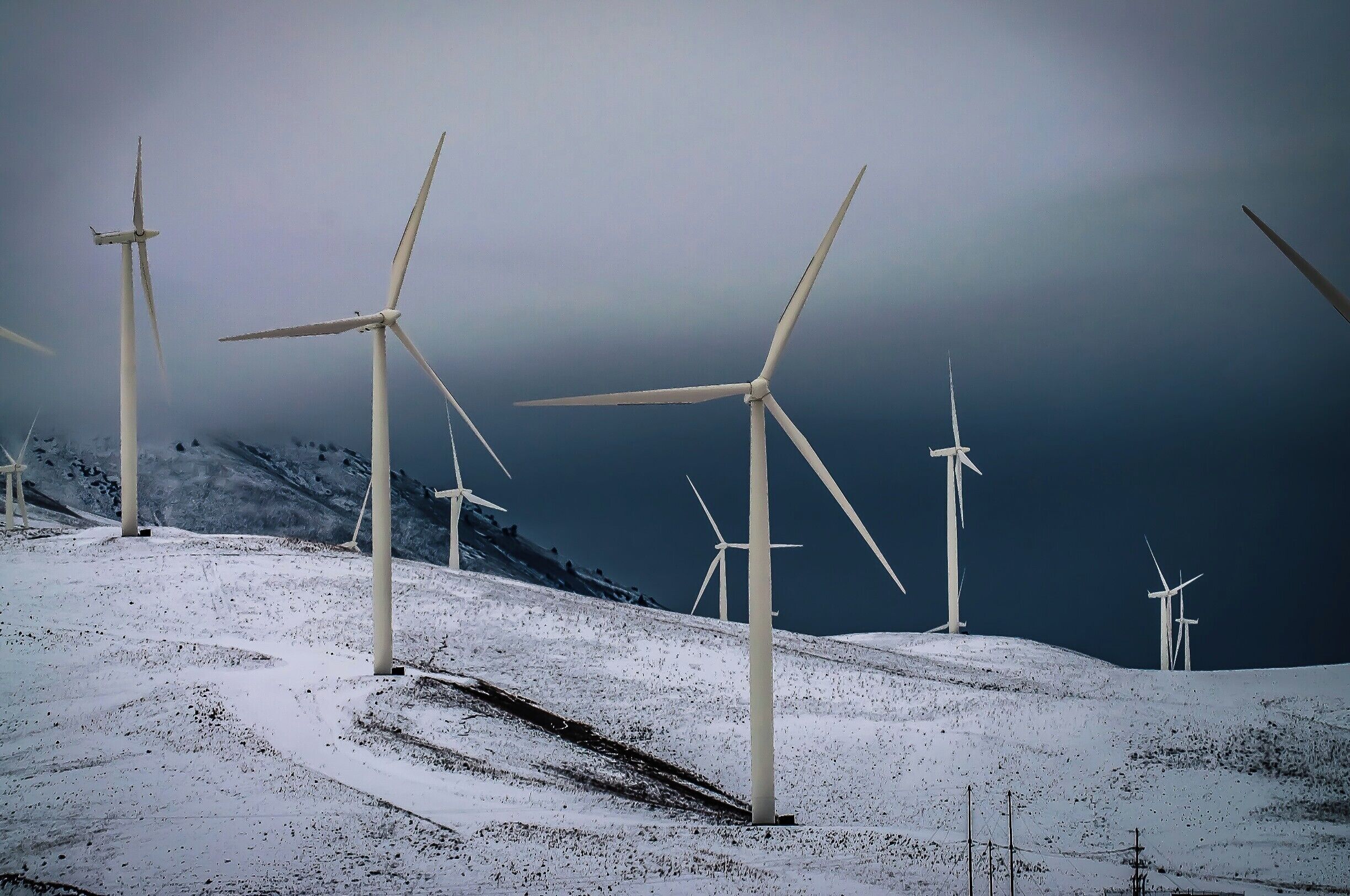 The Wind Farm located along highway 97 in Goldendale, OR. You cannot appreciate how stunning these structure are unless you've see them.

#StunningStructures 