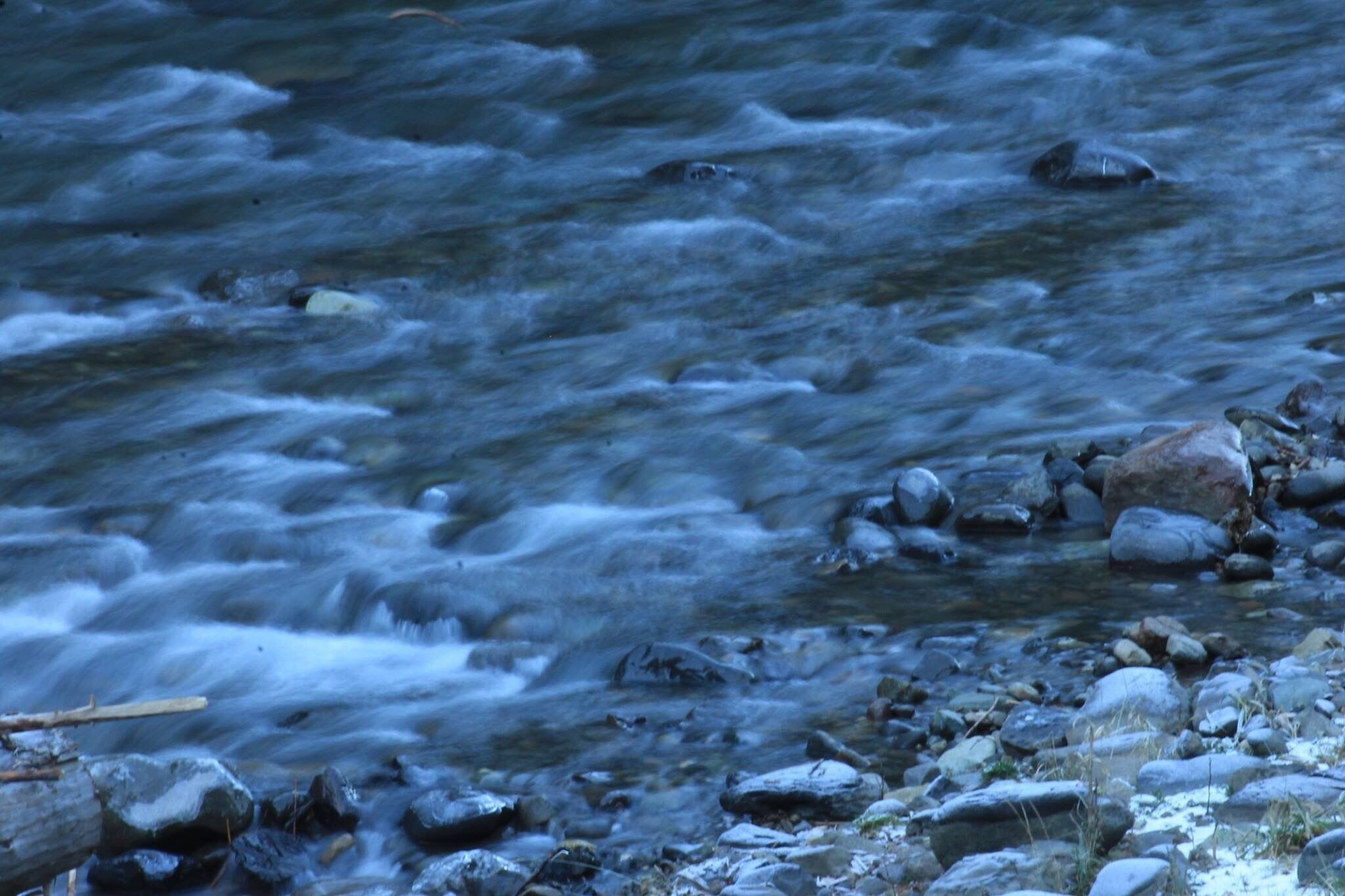 Silence and Soulful. Greenwater creek deep within the forest