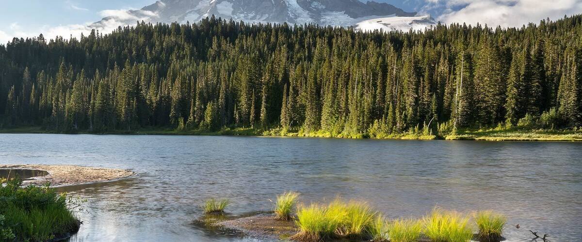 Reflection Lakes in Rainier National Park