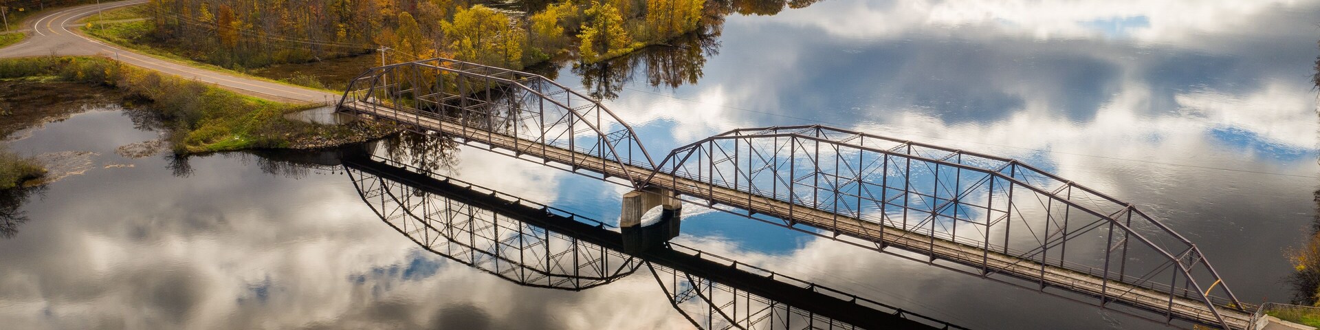 cobban bridge reflections on chippewa river