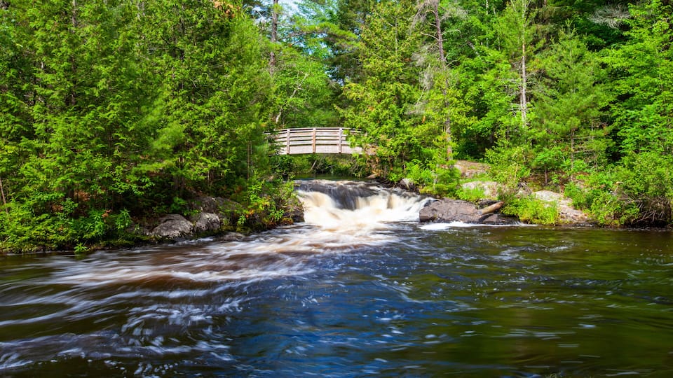 Veterans Falls, Memorial Park, Crivitz, Wisconsin June of 2020