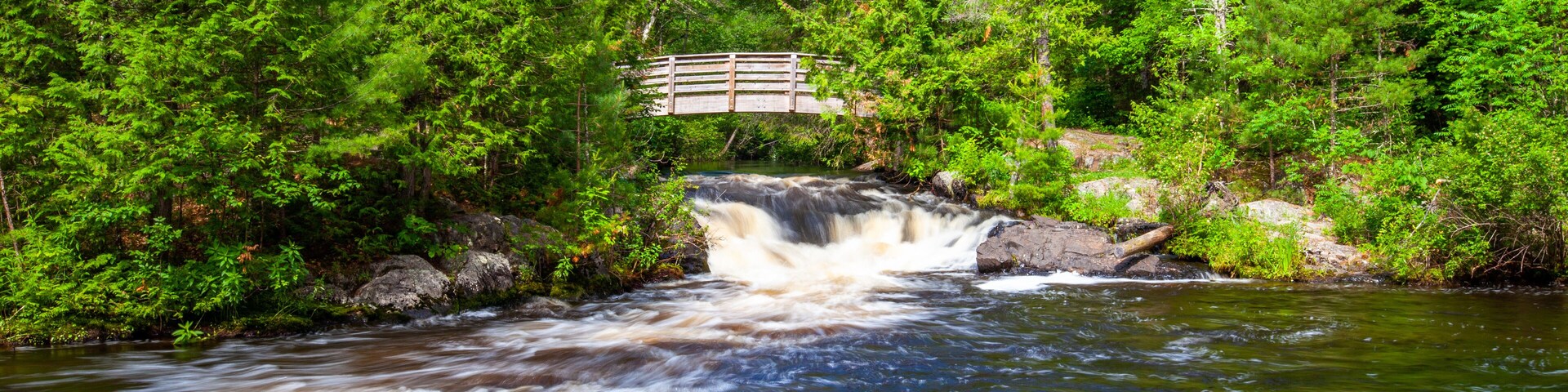 Veterans Falls, Memorial Park, Crivitz, Wisconsin June of 2020