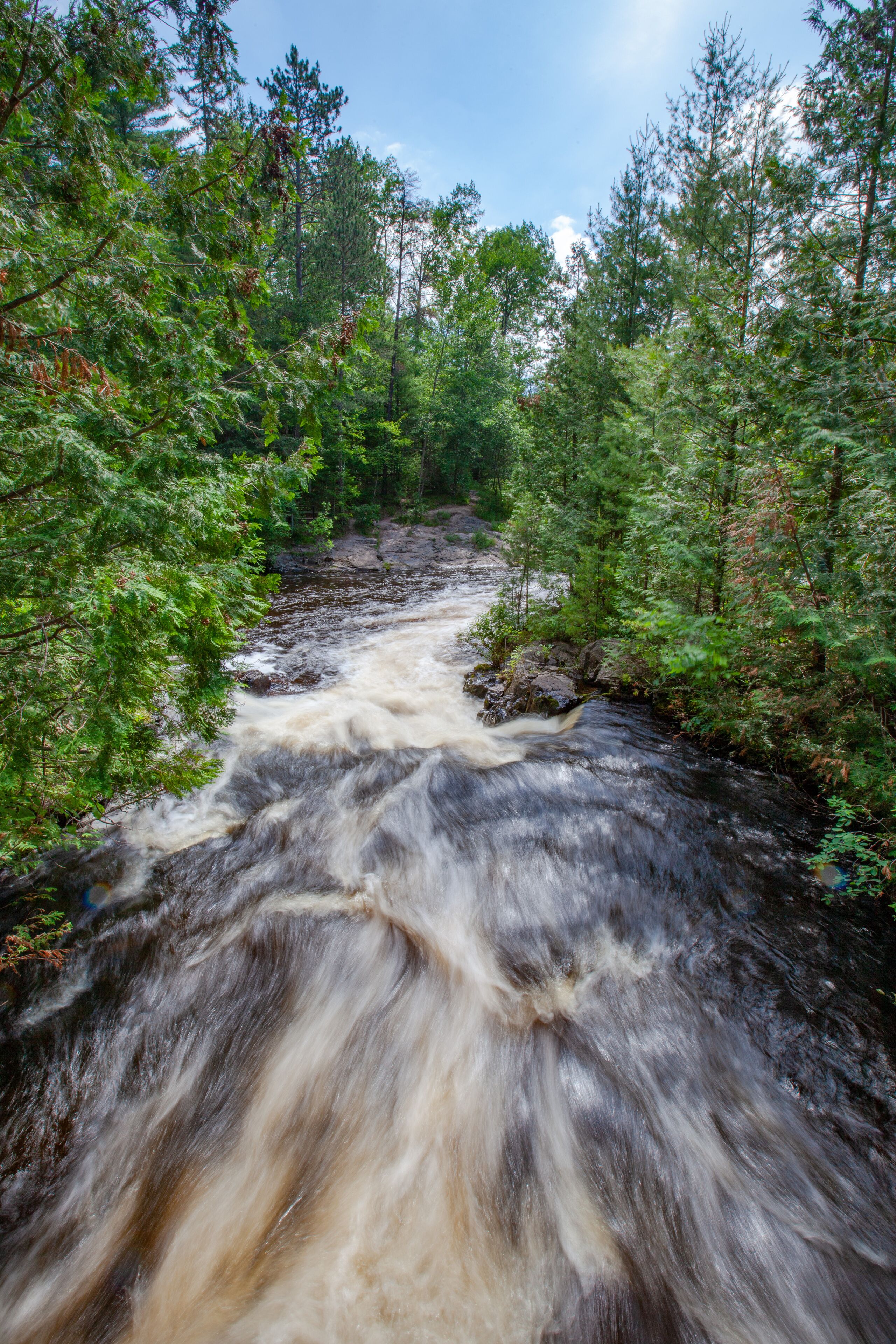 Veterans Falls, Memorial Park, Crivitz, Wisconsin June of 2020