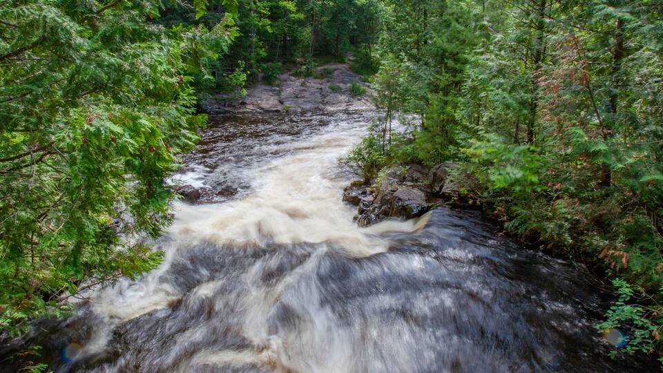 Veterans Falls, Memorial Park, Crivitz, Wisconsin June of 2020