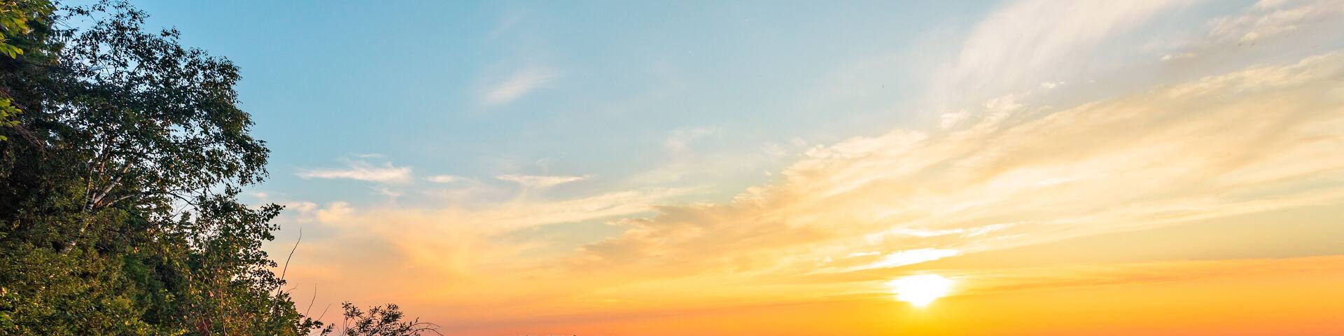 Sunset on Lake Michigan at Peninsula State Park