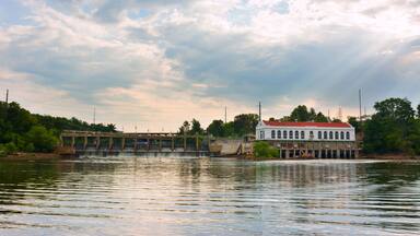 Wisconsin Dells Dam, Kilbourn Flowage on the Lower Wisconsin River; Shutterstock ID 312515024