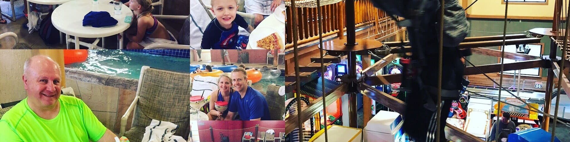 I really enjoyed Wisconsin Dells with the family! I had a wonderful time all over the Wilderness Resort!