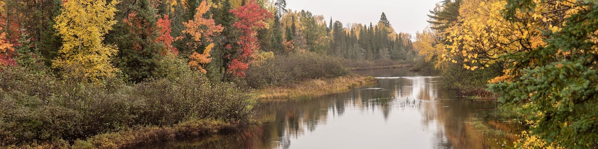 Autumn Reflections on the Wisconsin River