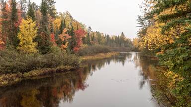 Autumn Reflections on the Wisconsin River