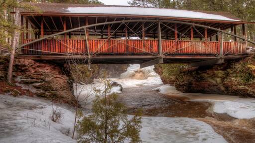 Amnicon State Park, Wisconsin during Winter