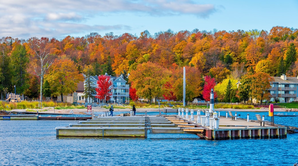 Sister Bay Town harbour view in Door County of Wisconsin