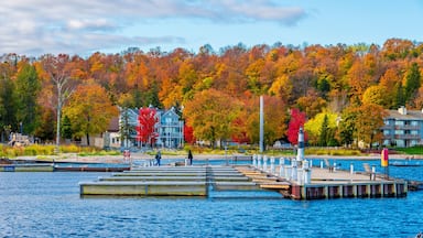Sister Bay Town harbour view in Door County of Wisconsin