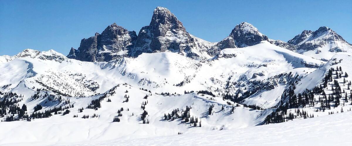 The prominent Tetons on a bluebird day! #trovember