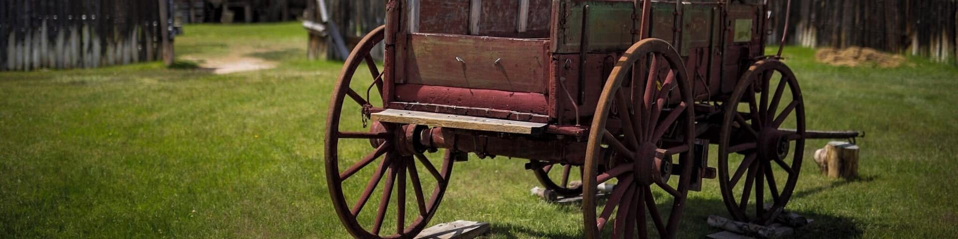 The O. G. adventurers...pioneers who went west for better opportunities and more freedom. The frontier palisade fort in the background just helps to set the tone. #adventure #history #wyoming #thatswy