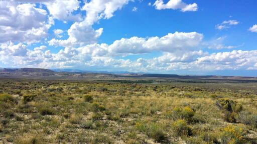 Western vistas in the high elevation desert