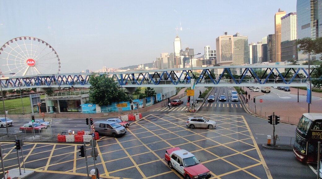 View from the Apple store Hongkong