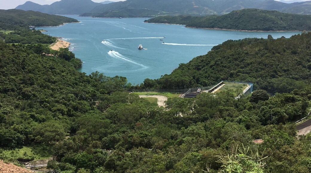 Trekking up to the Sai Kung Geopark to enjoy the full view of bay for sailing #HongKong #travel #landscape #nature