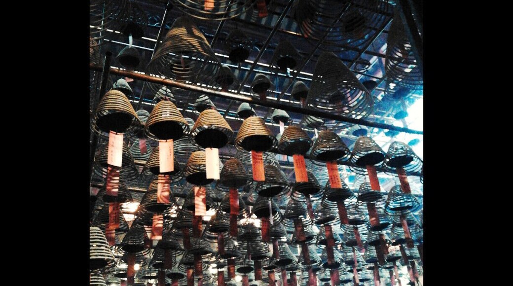 Incense spirals at Man Mo Temple, below of each one there's a prayer for the Gods. There are many Man Mo Temples in Hong Kong, this one is in Hollywood Road
#TroveOn