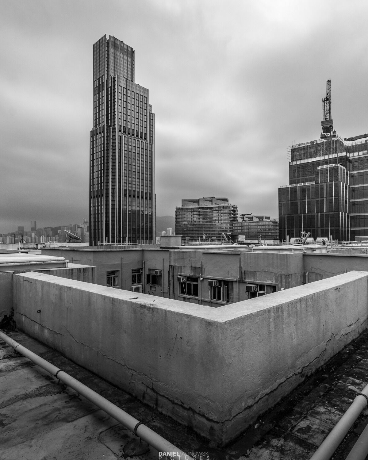 The view from the Chungking Mansions roof.