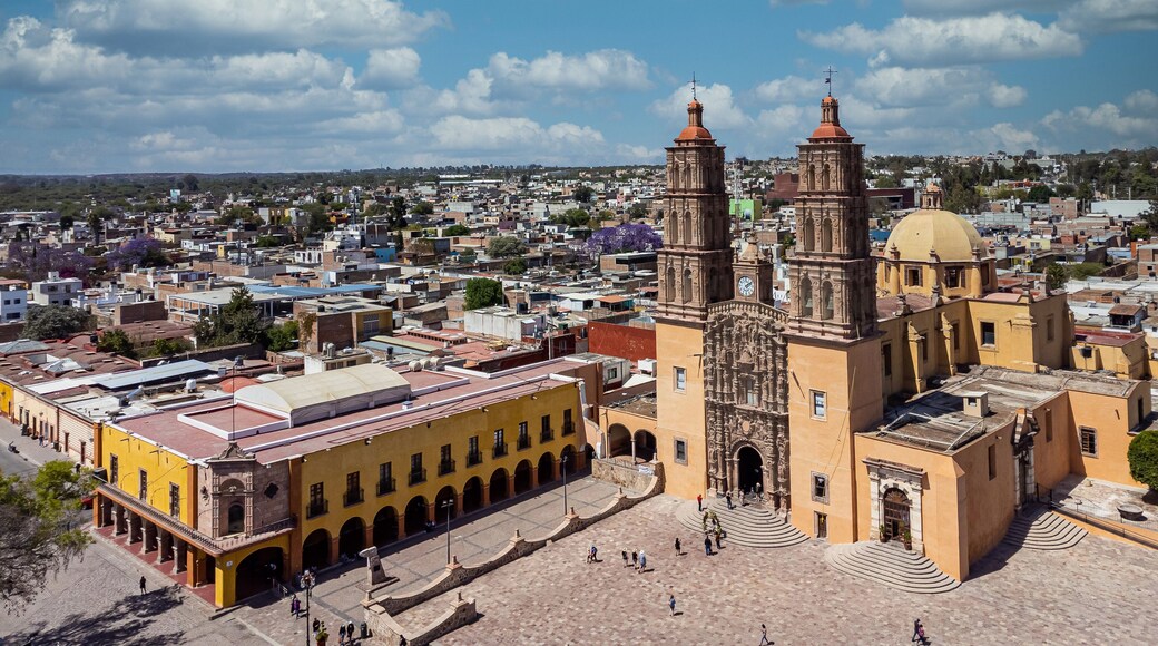Templo de Dolores Hidalgo, Guanajuato. Vista aerea