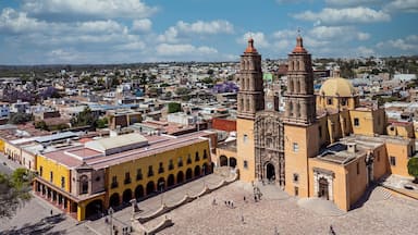 Templo de Dolores Hidalgo, Guanajuato. Vista aerea