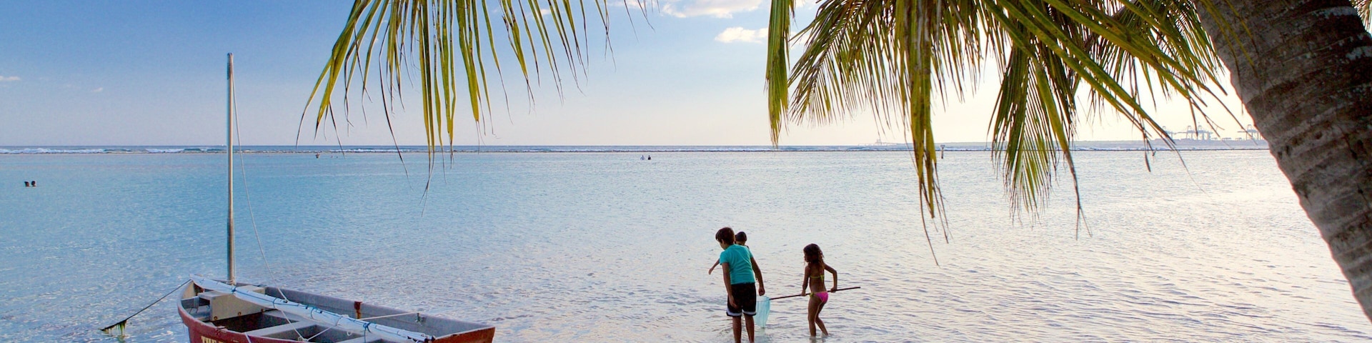 Dominican Republic which includes general coastal views as well as a small group of people