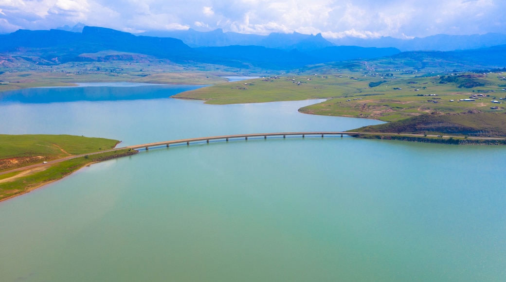 Woodstock Dam in the Tugela River near Bergville, south africa