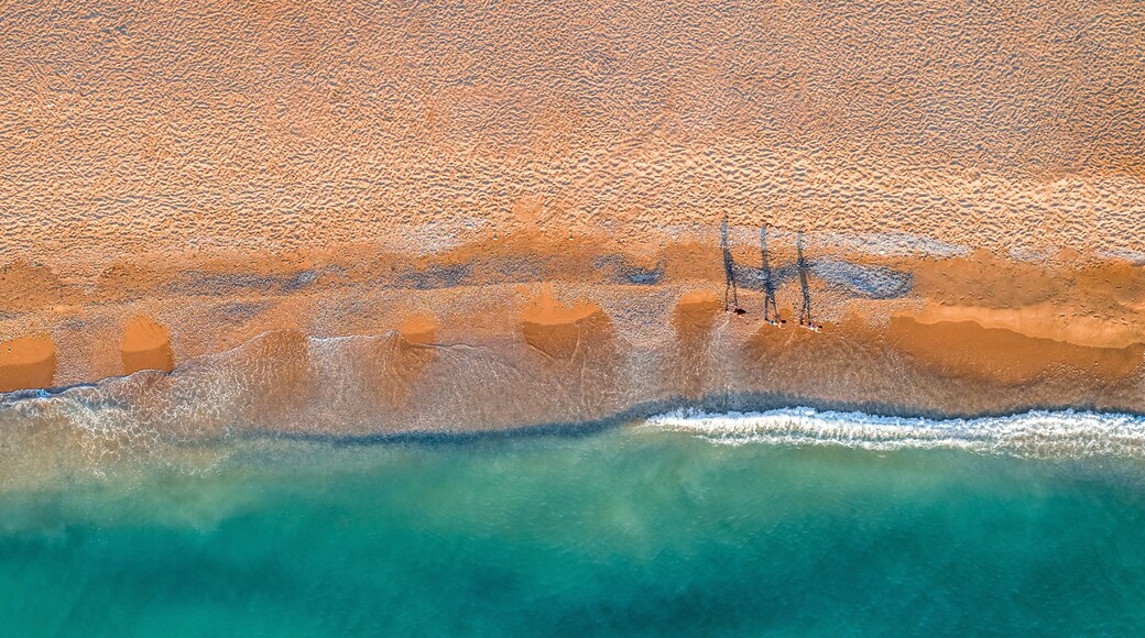 Aerial view of Zouk Mosbeh beach. Zouk Mosbeh, Lebanon