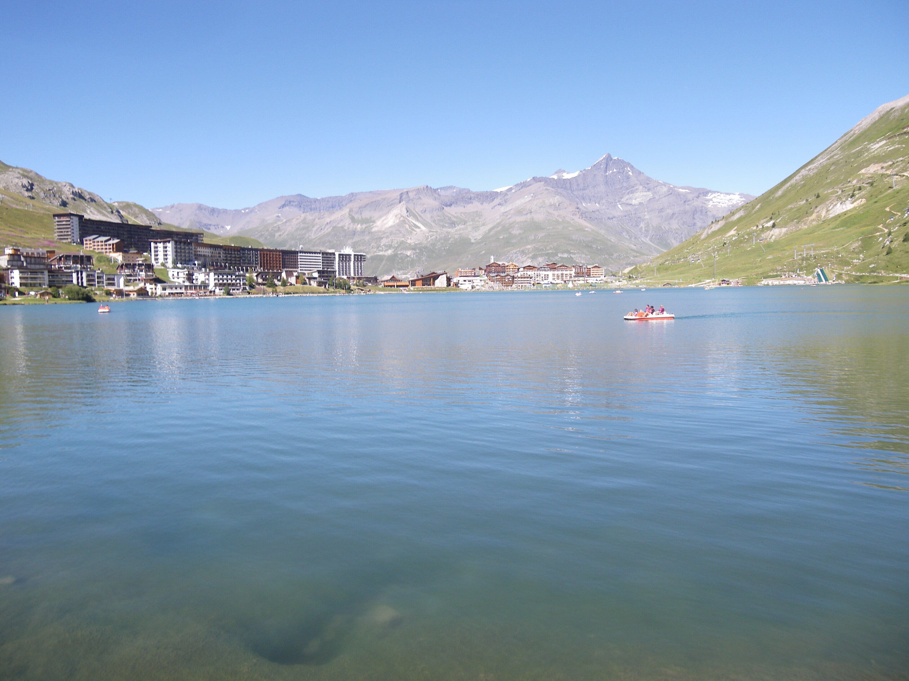 tignes et le lac