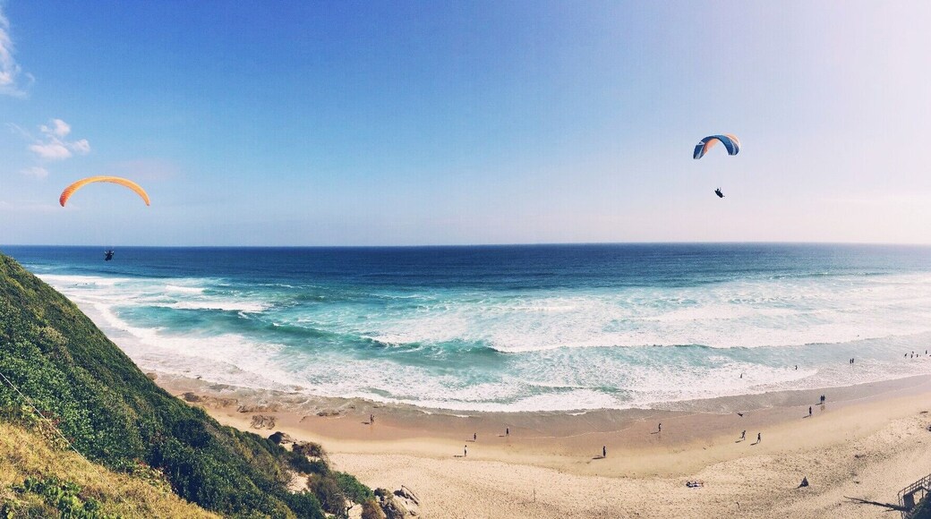 Hidden away behind a hotel is this incredible view of the beach and ocean with lots of paragliders taking in the views from above. You can pay to take a flight with a trained paraglider but it's not for the faint-hearted.