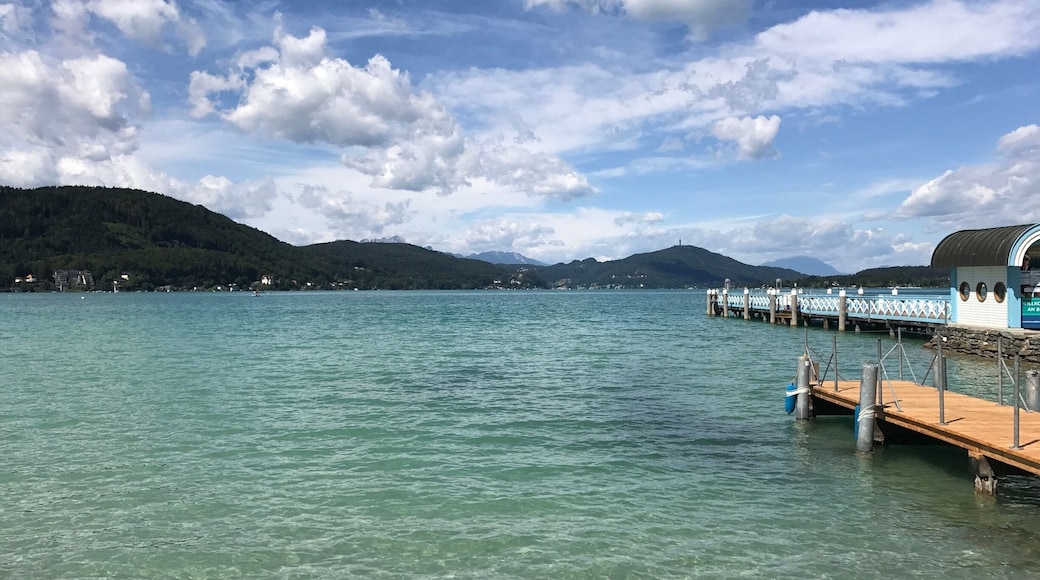 Prepping for the Austrian ironman swim - we
Stopped to first take in the beauty of the area. Klagenfurt is a great place to visit.