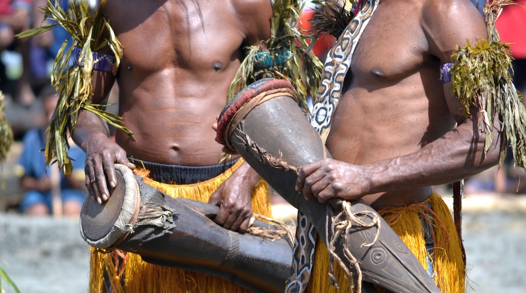 Traditional tribal dance at mask festival