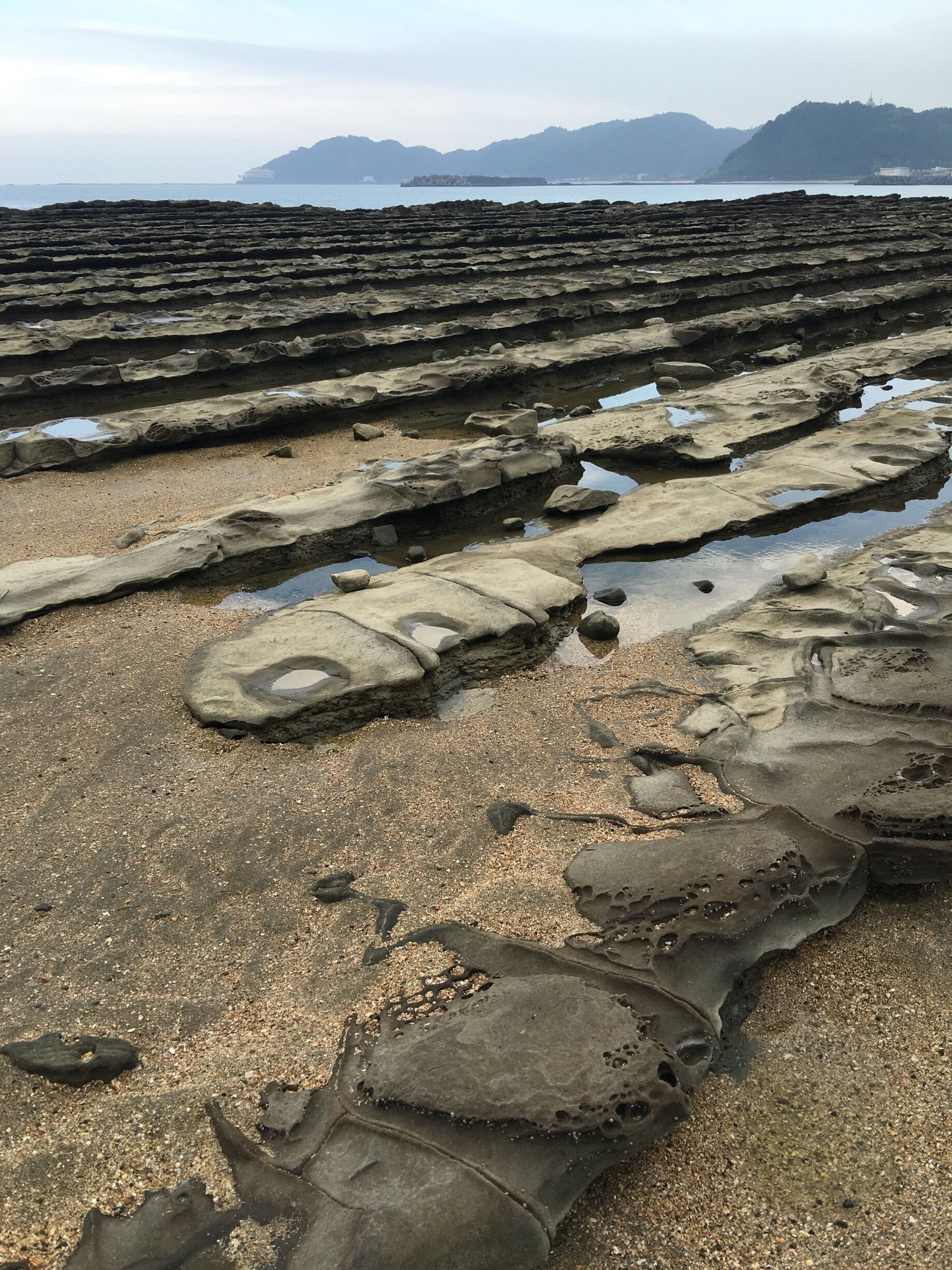 Washboard kind of rocks along the coast from Aoshima to Udo shrine.
#endlesssummer