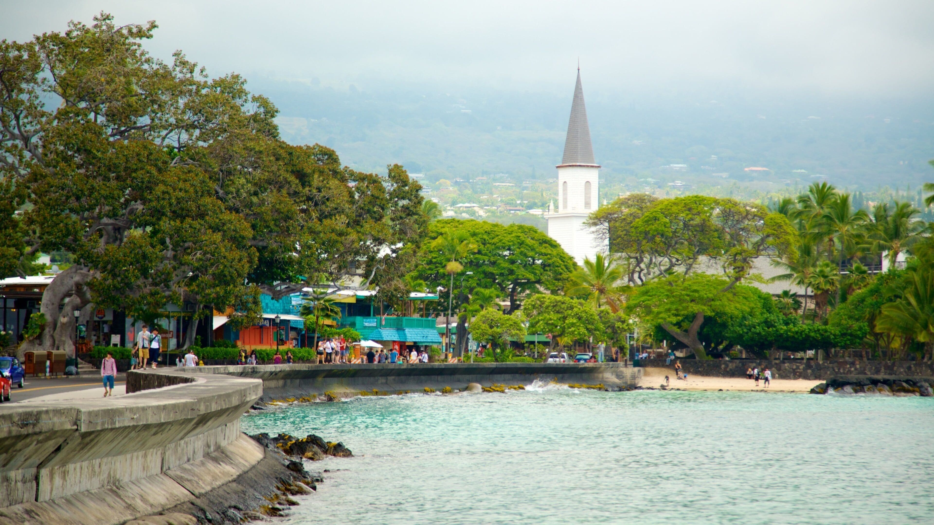 Kailua-Kona featuring general coastal views and a coastal town