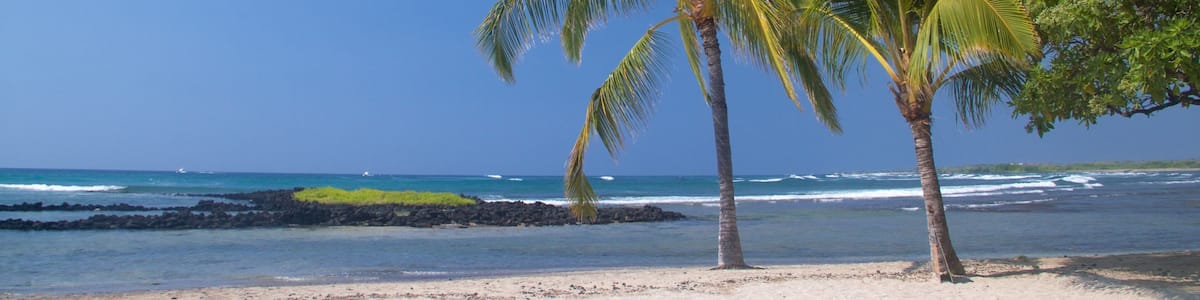 Kailua-Kona which includes a sandy beach