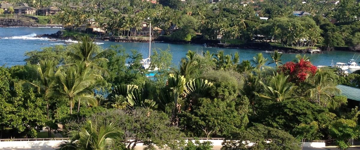 View from our hotel in Kona