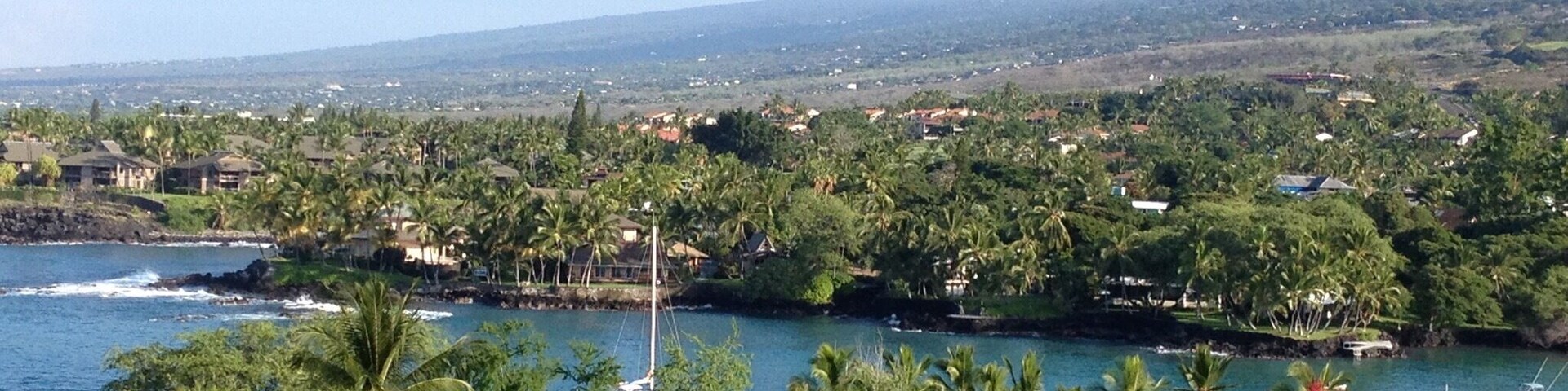 View from our hotel in Kona