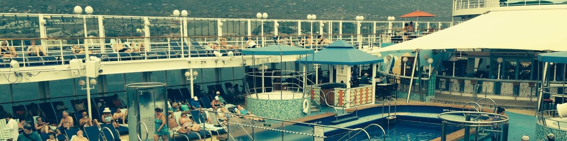Enjoying people watching while cruising on NCL the Pride of America! Great way to see several islands in Hawaii!