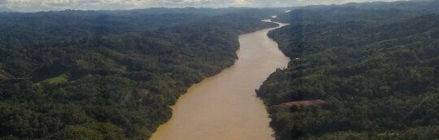 Sungai Rajang near Kapit District in Sarawak Malaysia.
Taken when i was  transferring a patient to a tertier hospital via Medivec