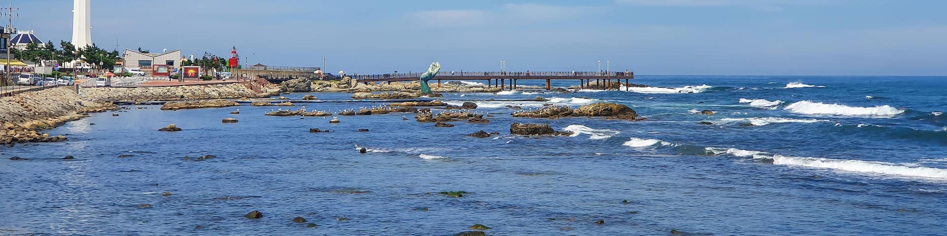 Homigot Tourist Area in Pohang, South Korea.