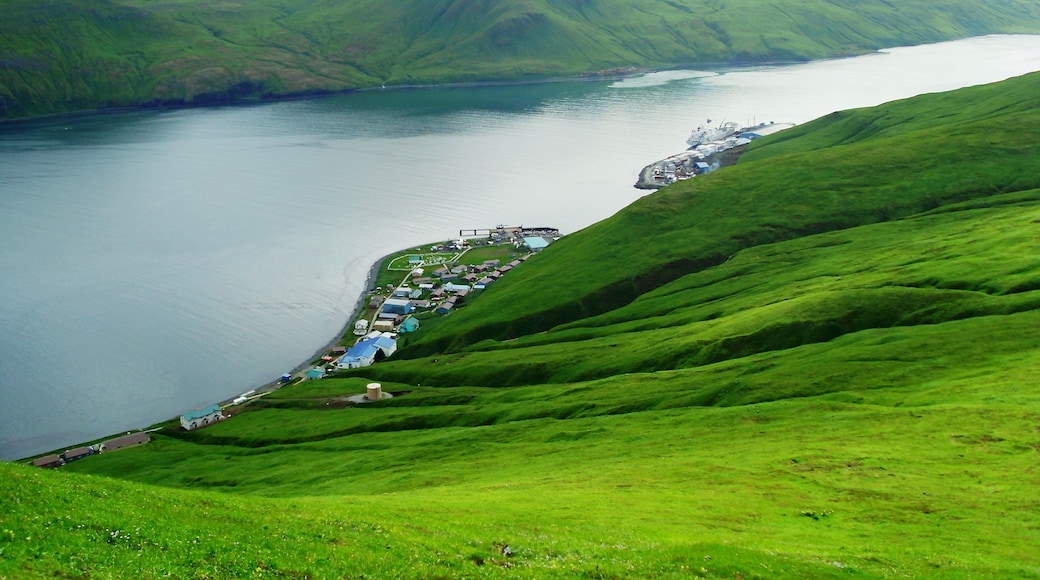 mountain -port na Alasce , Akutan