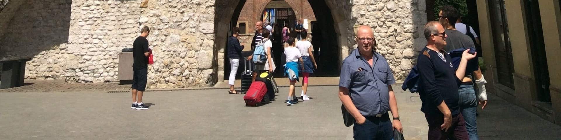 Brama Floriańska w Krakowie.