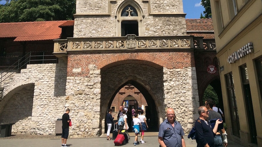 Brama Floriańska w Krakowie.