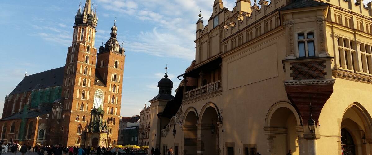 St Mary's in Krakow's main square.