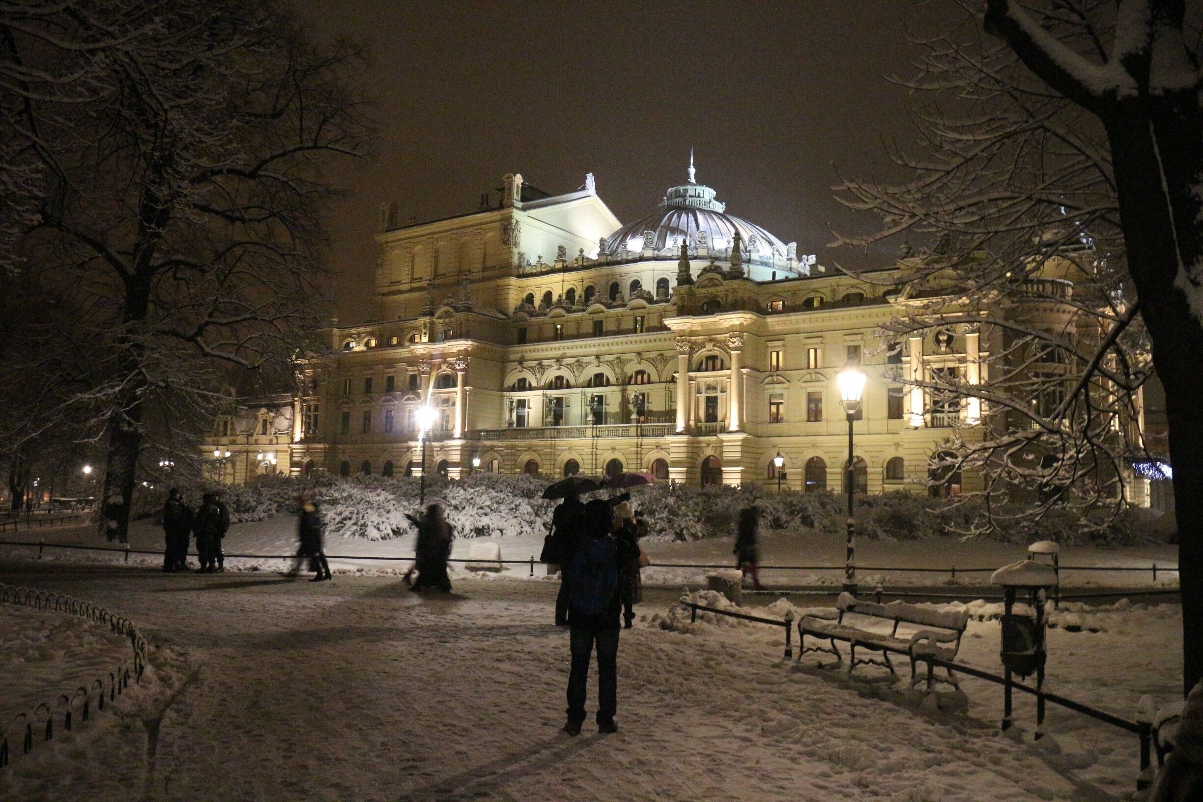 Opera House in Krakow January 2015