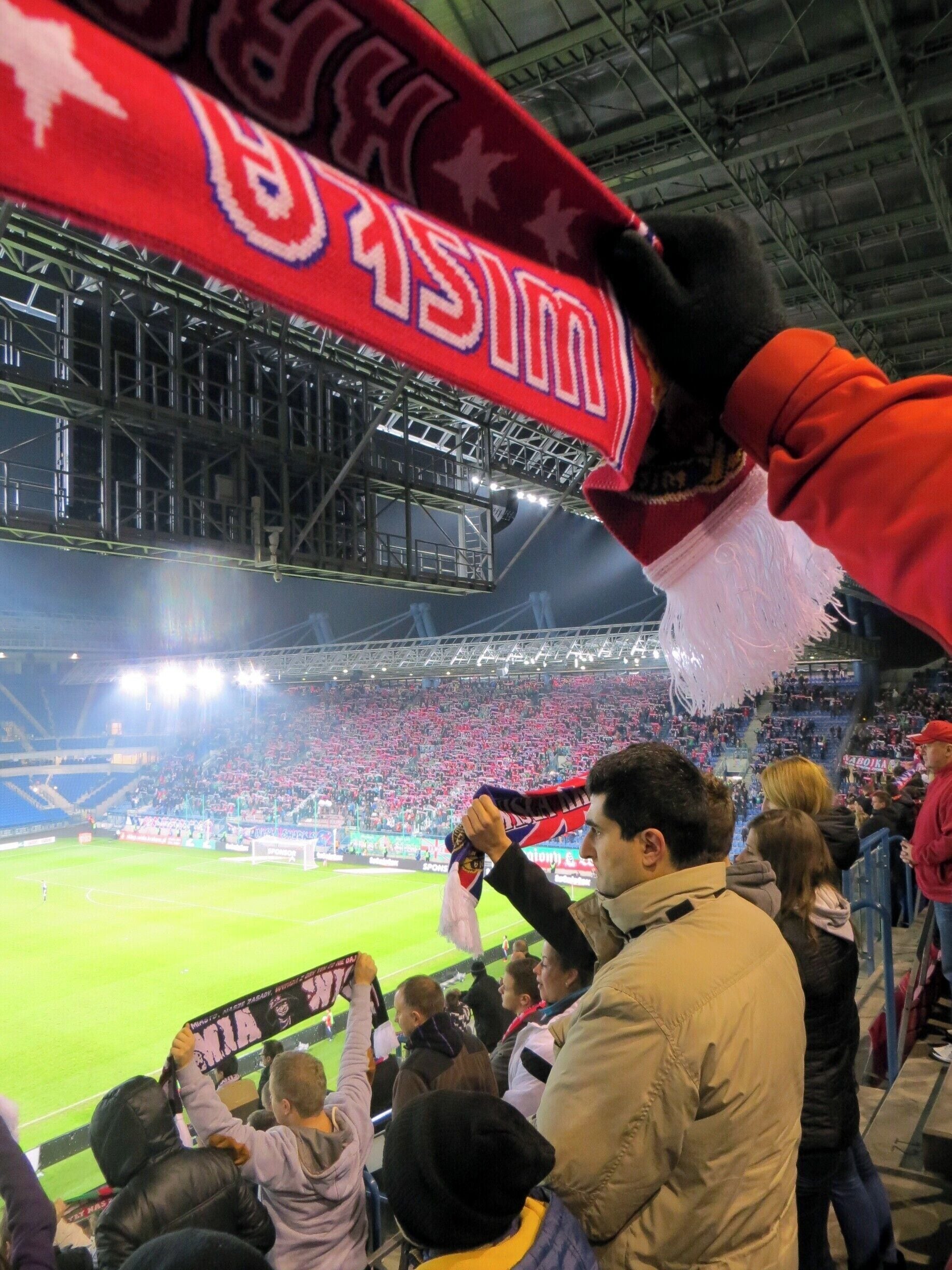 The amazing Wisla Krakow crowd! Another side to this great city!

http://www.theroamingrenegades.com/2014/11/the-crazy-crowd-of-wisla-krakow.html