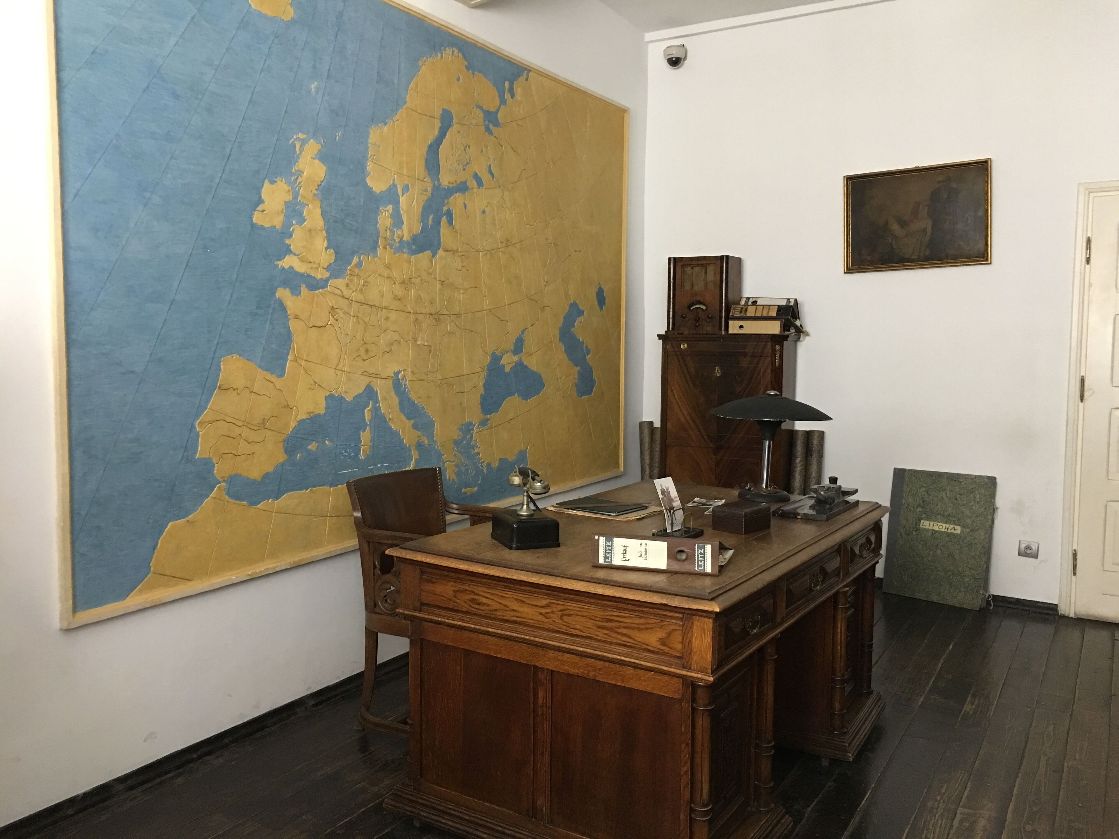 Schindler’s desk at Schindler’s factory.